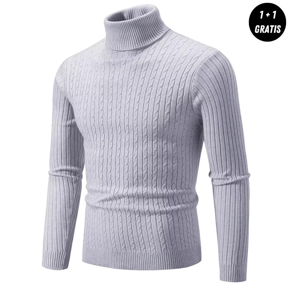 LORETT | Warm Knit Sweater with Turtleneck (Buy 1, Get 1 FREE)