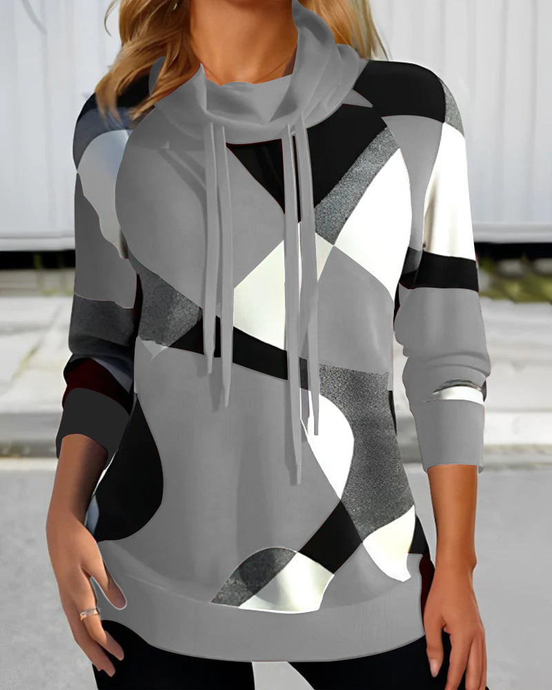 STACEY | TRENDY COLOR-BLOCK HOODIE