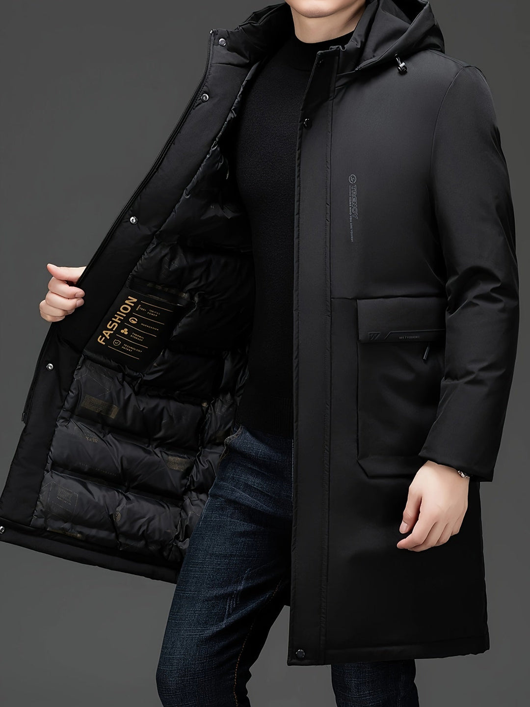 AUSTIN | HOODED ELEGANT COAT