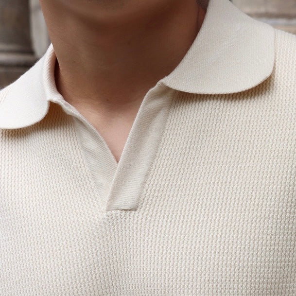 Vannes V-Neck Polo Sweater