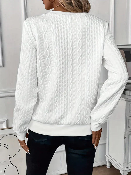 MARIANNE | SLEEK QUARTER-ZIP SWEATER